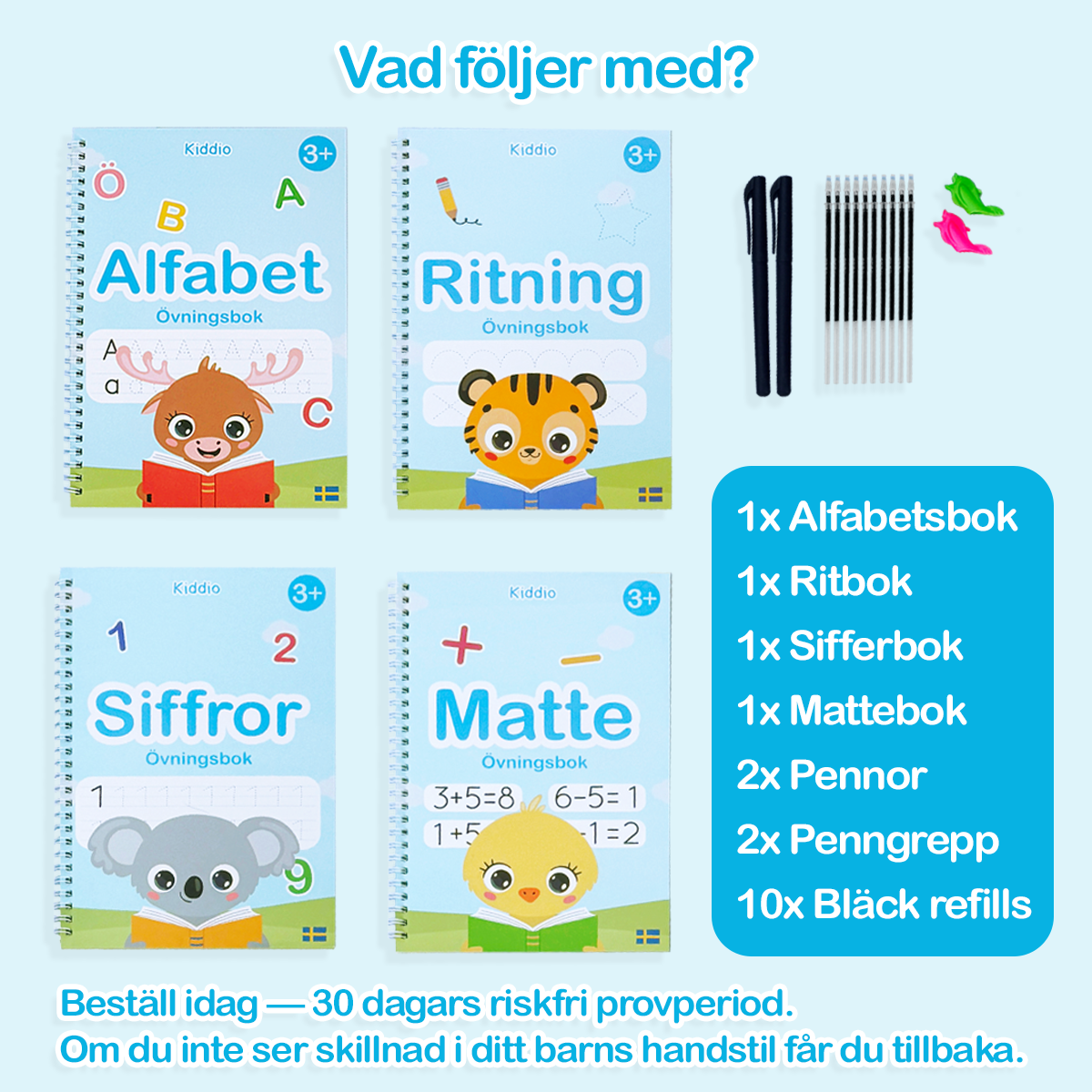 Kiddio Magiske håndskriftsbøker