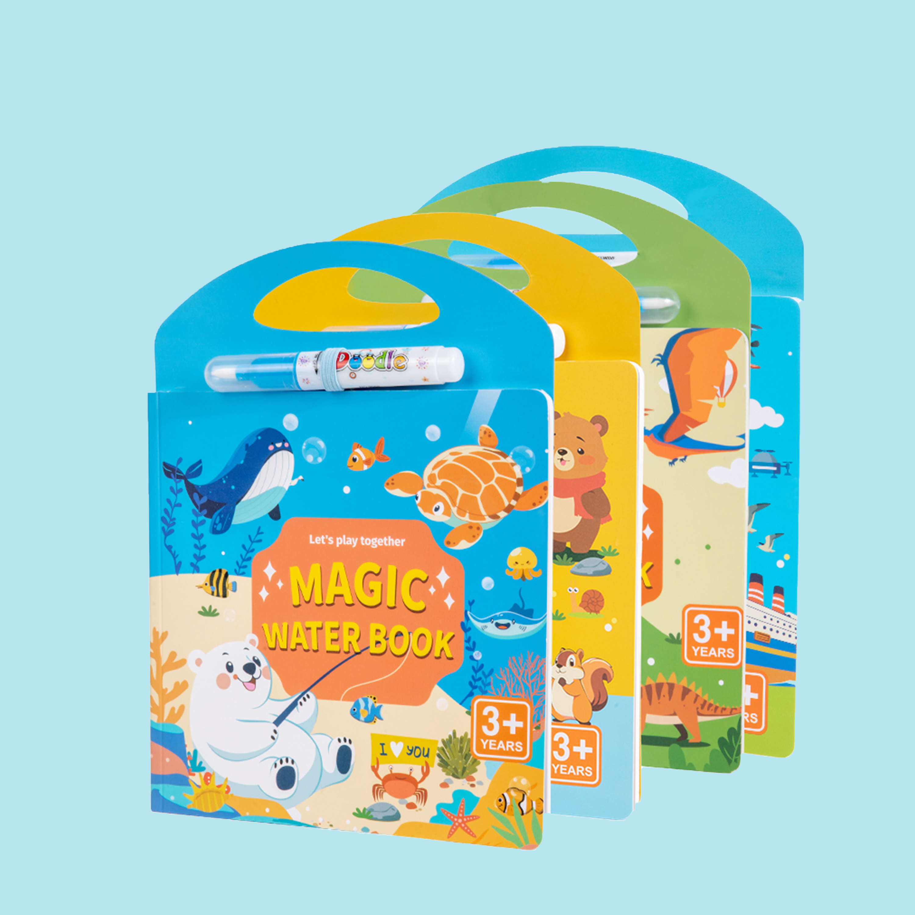 Kiddio™️ Magiske malebøker