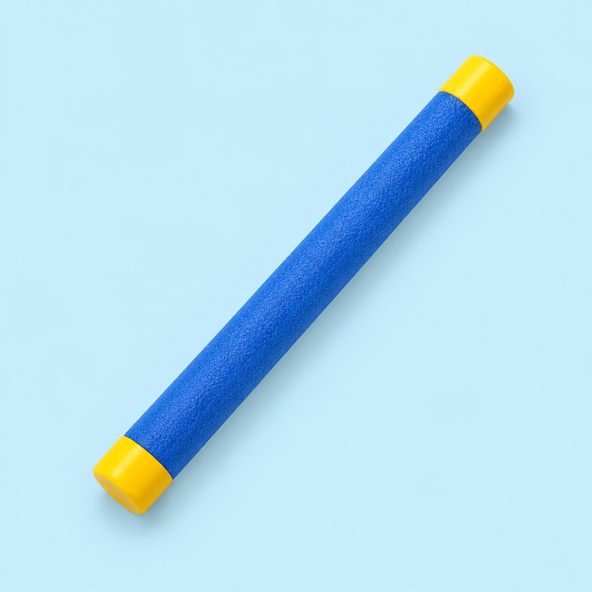 En blå ekstrastav med gule ender til Kiddio Refleksspillet, én stav per artikkel.