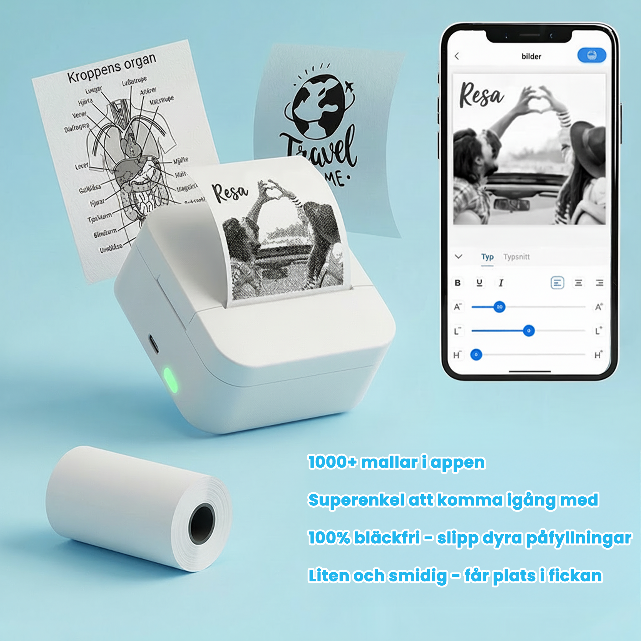 Printbuddy™ - Skriv ut etiketter direkte fra mobilen på sekunder