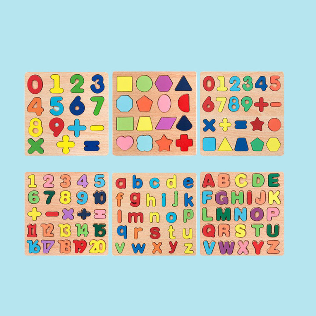 Kiddio™️ Pedagogiske trepuslespill for barn